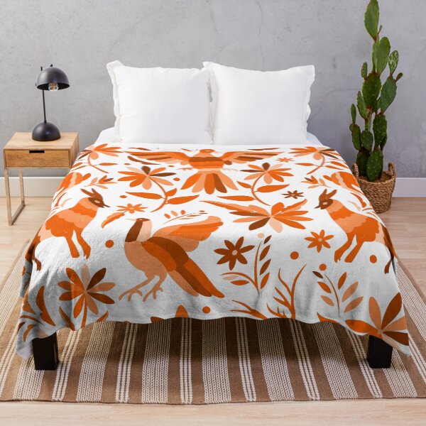Item preview, Mexican Otomi in Orange Color designed and sold by Akbaly.