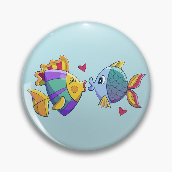 Aperçu de l'œuvre Je t'aime - Saint-Valentin - Poisson créée et vendue par TransFoto.