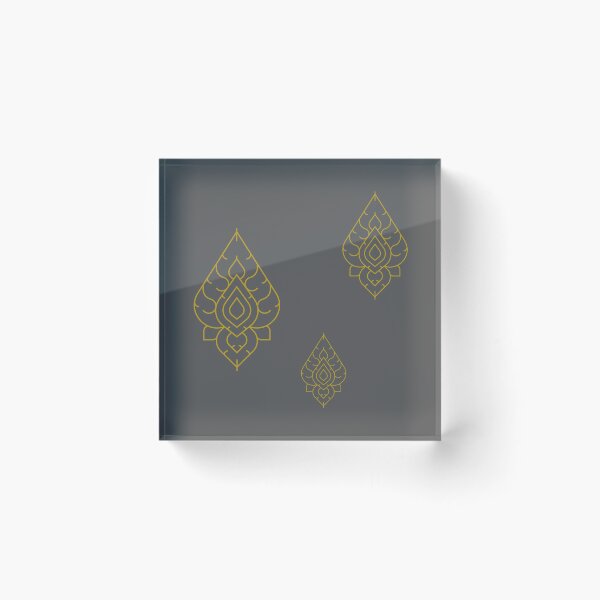 Item preview, Thai Pattern Yellow Gray designed and sold by kyds.
