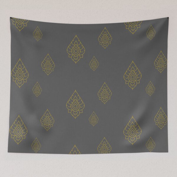 Item preview, Thai Pattern Yellow Gray designed and sold by kyds.
