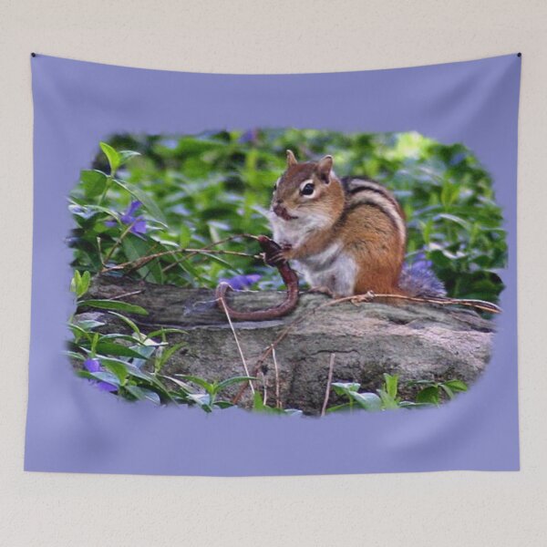 Item preview, CHIPMUNK ON ROCK FLORA designed and sold by THE AMERICAN TEEVANGELIST.
