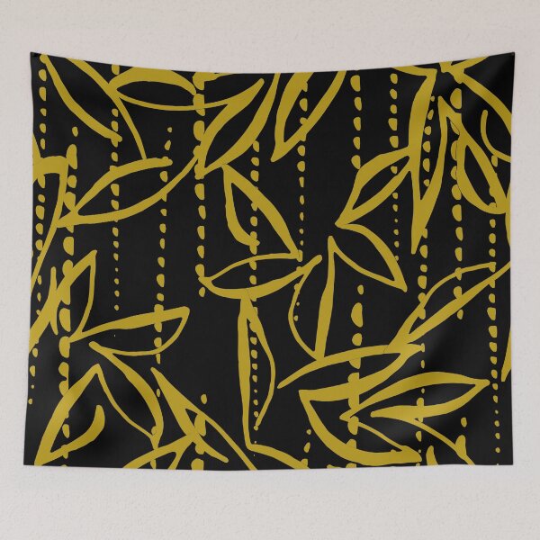 Item preview, Thai Pattern Yellow Black 4 designed and sold by kyds.
