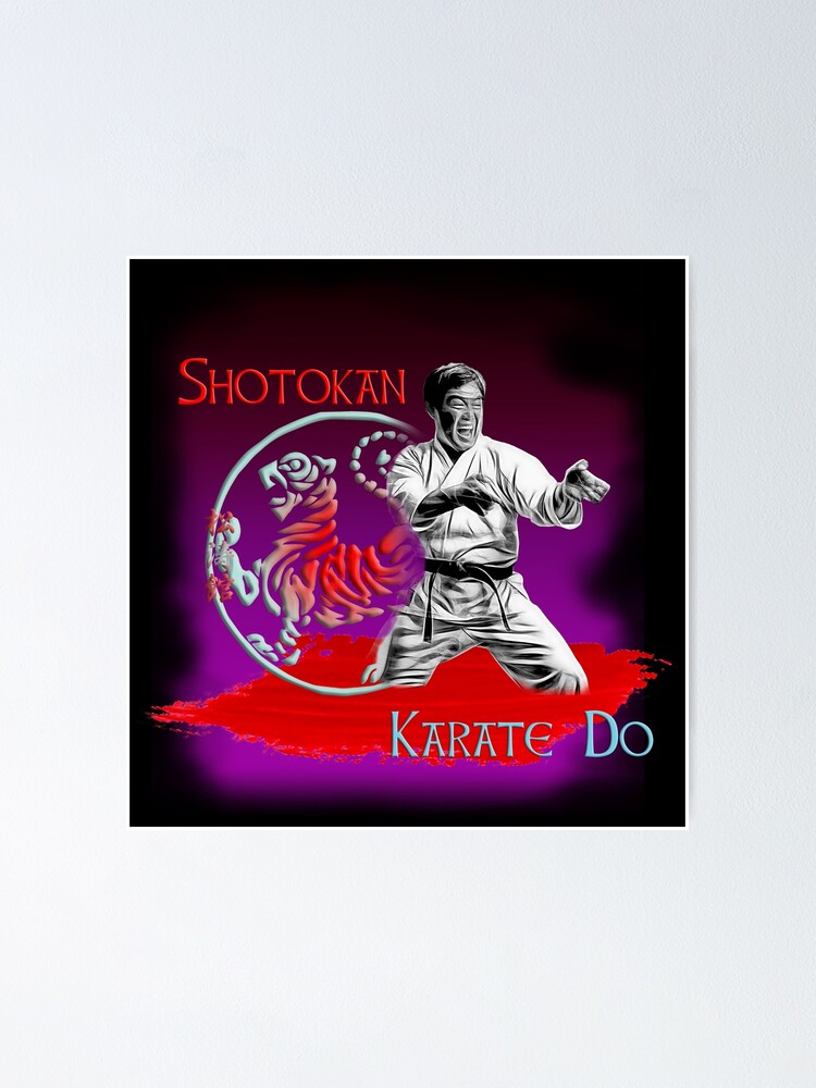 "Hajime Shotokan Karate Kumite Martial Arts Design" Poster by Zanshin