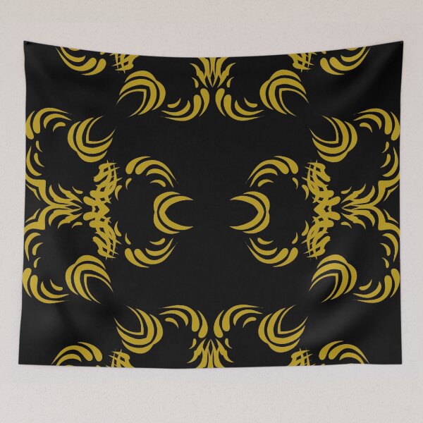 Item preview, Thai Pattern Yellow Black 5 designed and sold by kyds.