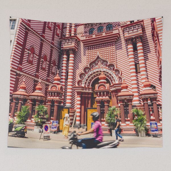 Item preview, Jami-Ul-Alfar Mosque (Red Mosque) Colombo, Sri Lanka designed and sold by Carrie Lyman Photography.