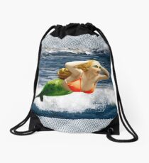 Mermaid ~ Feeling Free Drawstring Bag