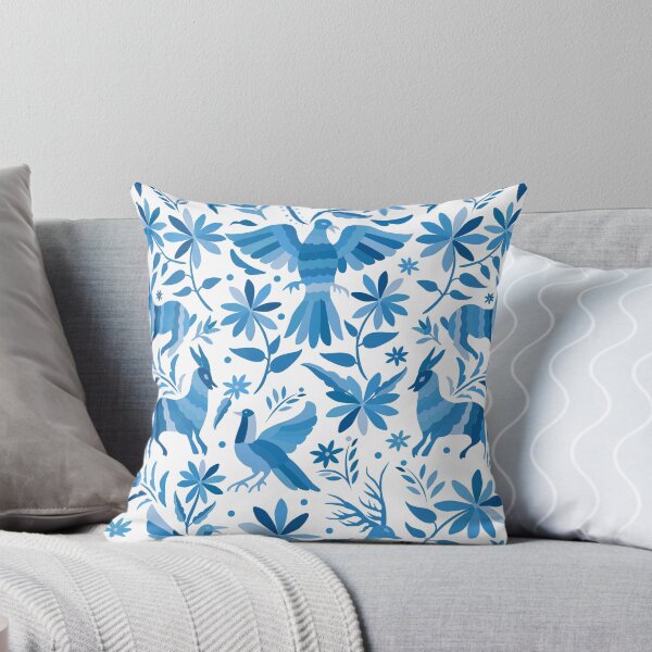 Item preview, Mexican Otomi Design in Light Blue designed and sold by Akbaly.