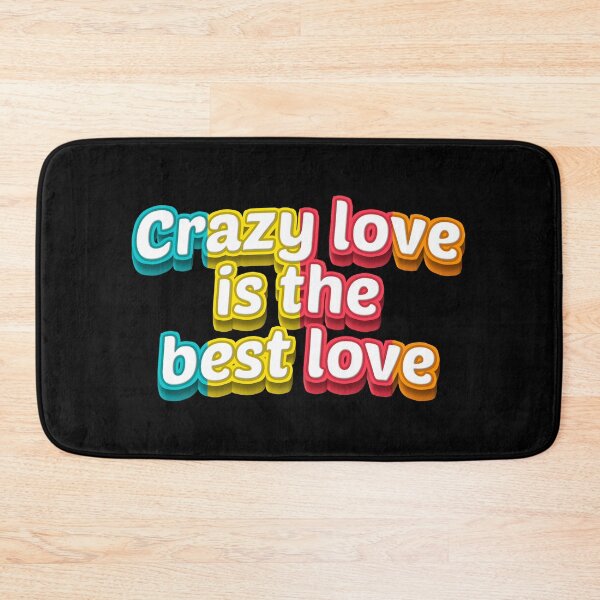 Item preview, Crazy Love Is The Best Love – Crazy Relationship 3D Text designed and sold by The Green Corner.