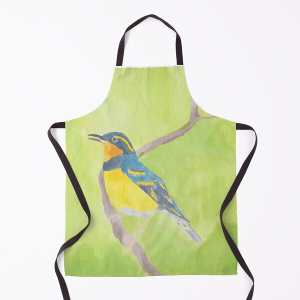 Item preview, Varied Thrush watercolor bird art wildlife painting designed and sold by TheWaterBirds.