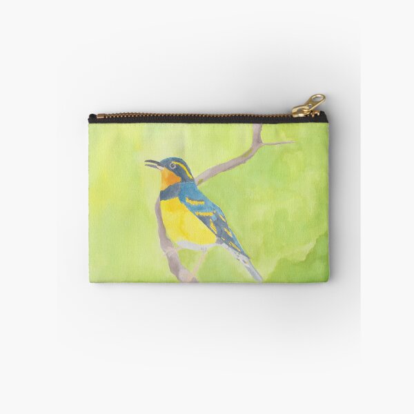 Item preview, Varied Thrush watercolor bird art wildlife painting designed and sold by TheWaterBirds.