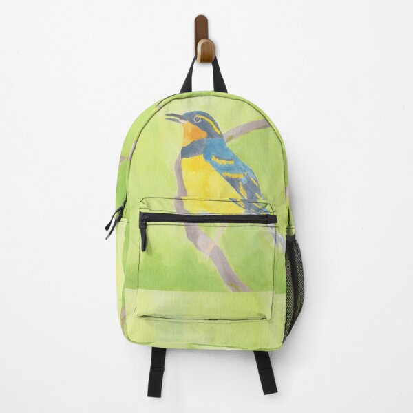 Item preview, Varied Thrush watercolor bird art wildlife painting designed and sold by TheWaterBirds.