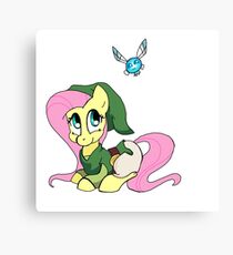 Hey, Fluttershy, Listen! Canvas Print