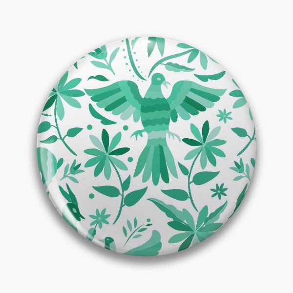 Item preview, Mexican Otomi Design in Turquoise designed and sold by Akbaly.