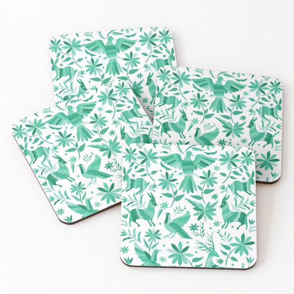 Item preview, Mexican Otomi Design in Turquoise designed and sold by Akbaly.
