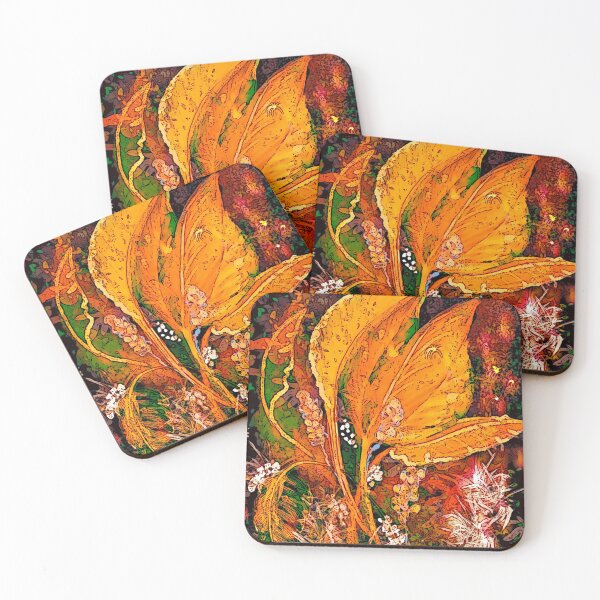Item preview, Orange leaves designed and sold by Julia Grammer-Begley.
