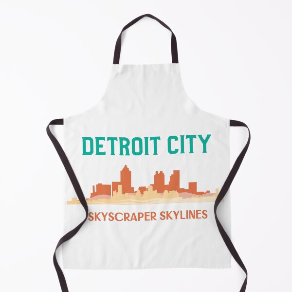 Item preview, Detroit City Skyscraper Skylines designed and sold by Tilyasshop.