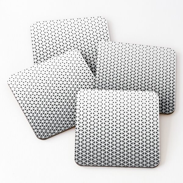 Item preview, Black to White Transition Array of Geometric Triangles designed and sold by SacredsDesigns.