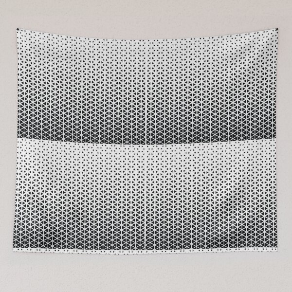 Item preview, Black to White Transition Array of Geometric Triangles designed and sold by SacredsDesigns.