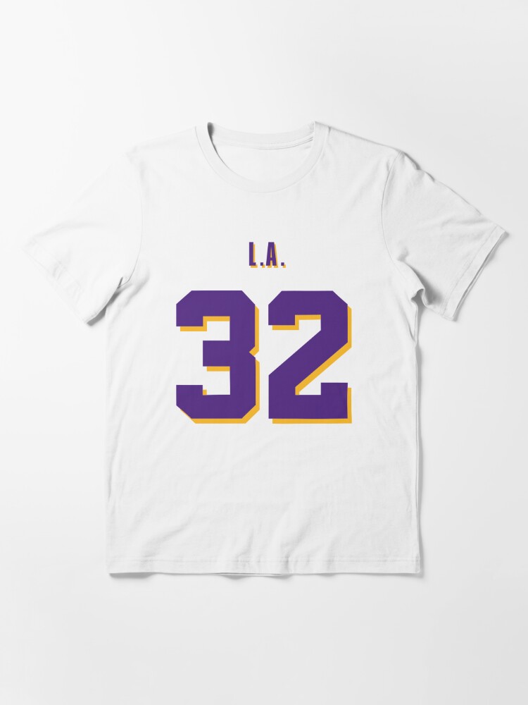 Lebron James 23 Baby Blue and Gold 2021 Jersey, LA LAKERS Essential T- Shirt for Sale by Desznr