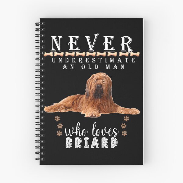 Item preview, Copy of  Never underestimate an old man who loves Briard, Protective Briard designed and sold by . JustBeUnique ..