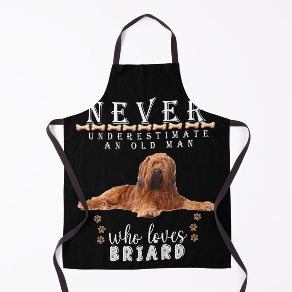 Item preview, Copy of Never underestimate an old man who loves Briard, Protective Briard designed and sold by . JustBeUnique ..
