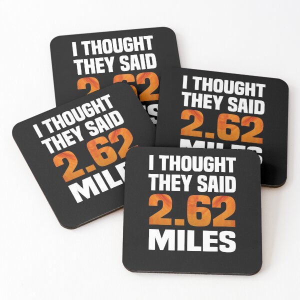 Item preview, I Thought They Said 2.62 Miles - Funny Marathon Runner designed and sold by cannevas.