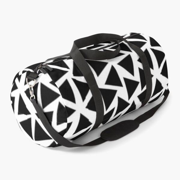 Item preview, Spaced out Black and White Array of Geometric Triangles designed and sold by SacredsDesigns.