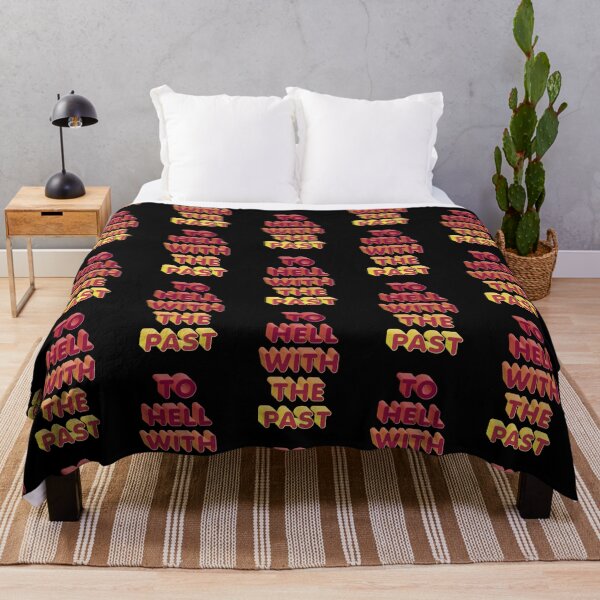 Item preview, To Hell With The Past – Vintage Retro Encouraging Quote Text Design  designed and sold by The Green Corner.