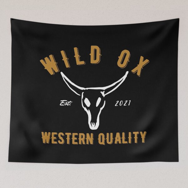 Item preview, Wild ox - western quality - ox/bison/cow skull - Country vibes designed and sold by Atleta-Cali.