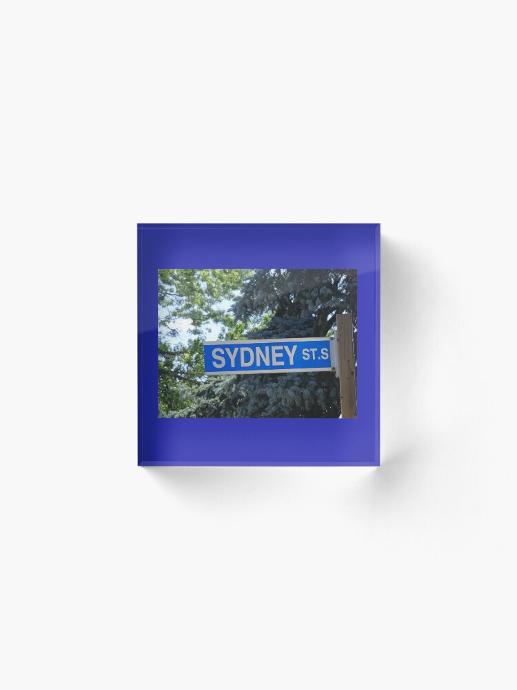 Alternate view of Sydney, Sydney magnet, Sydney sticker Acrylic Block