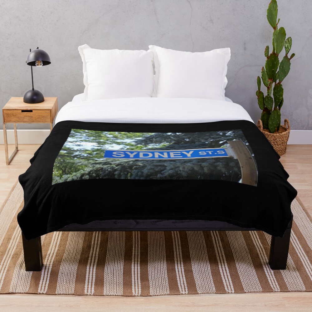 Sydney, Sydney magnet, Sydney sticker Throw Blanket