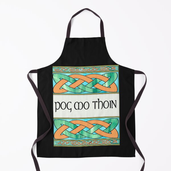 Item preview, Pog Mo Thoin Shamrocks St. Patrick's Day Gaelic Saying celtic knot designed and sold by funnytshirtemp.