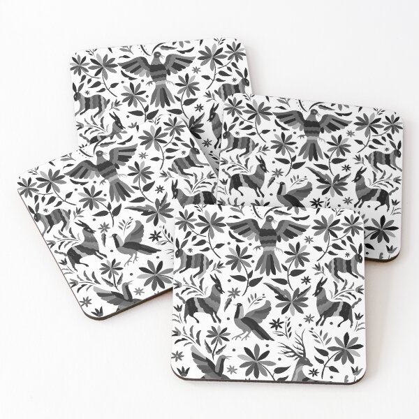 Item preview, Mexican Otomi Design in Gray Shades designed and sold by Akbaly.