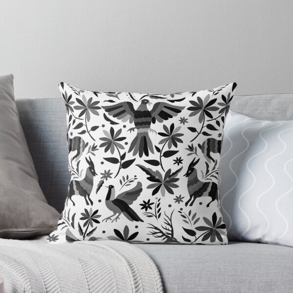 Item preview, Mexican Otomi Design in Gray Shades designed and sold by Akbaly.