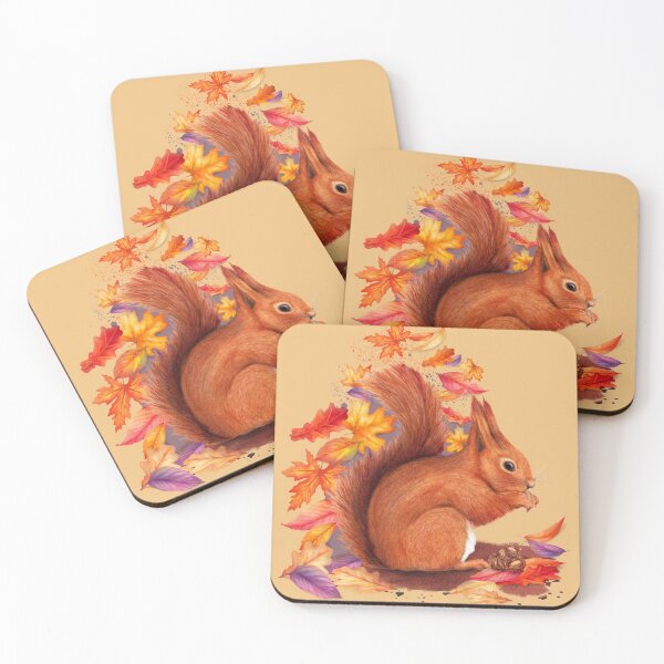 Item preview, Cute Red Squirrel Watercolour designed and sold by AmandaDilworth.