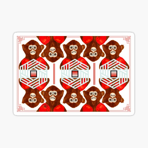 Fighter Monkey 2.0 Sticker