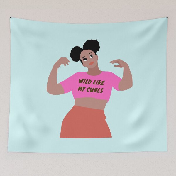 Item preview, Wild Like My Curls Curvy  designed and sold by LaceRenee.