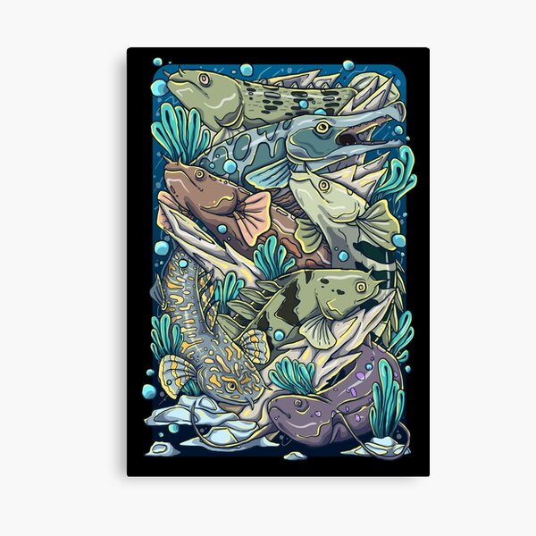 Leinwanddrucke Flussmonster Redbubble