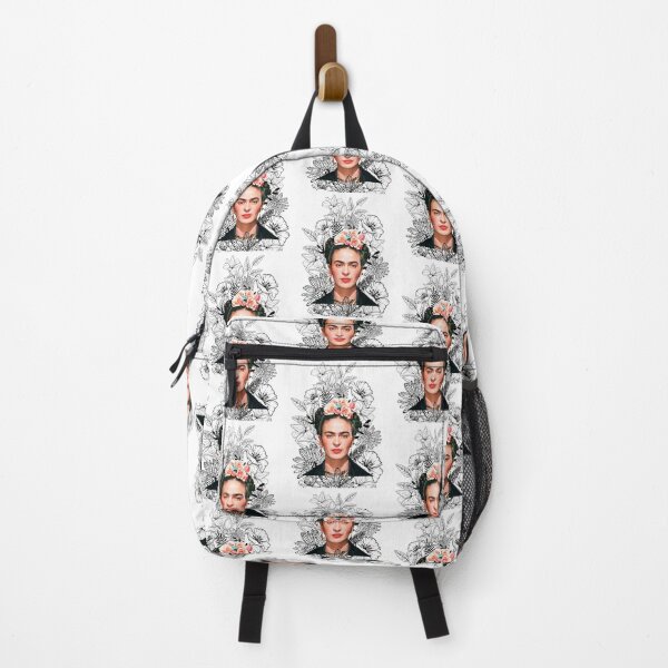 Item preview, Frida Kahlo mosaic, black and white flowers designed and sold by Adriana C (All about Frida).