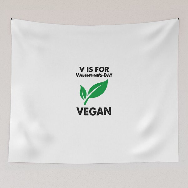 Item preview, V Is For Vegan designed and sold by Amineharoni.