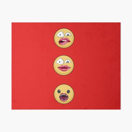 Cursed Emoji Pack Art Board Print for Sale by 45seals