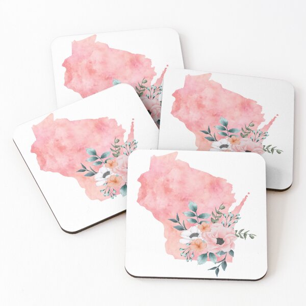 Item preview, Wisconsin Watercolor Floral designed and sold by randrgiftshop.