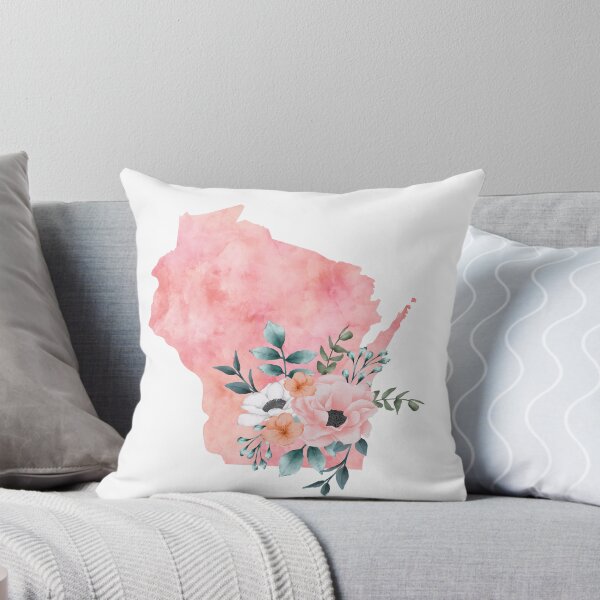 Item preview, Wisconsin Watercolor Floral designed and sold by randrgiftshop.