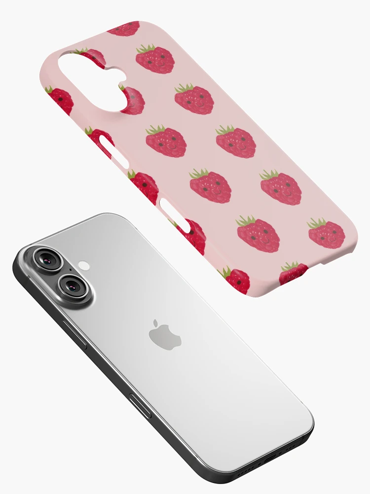 Thumbnail 2 of 4, iPhone Case, Cute Raspberry designed and sold by TinyThings90.