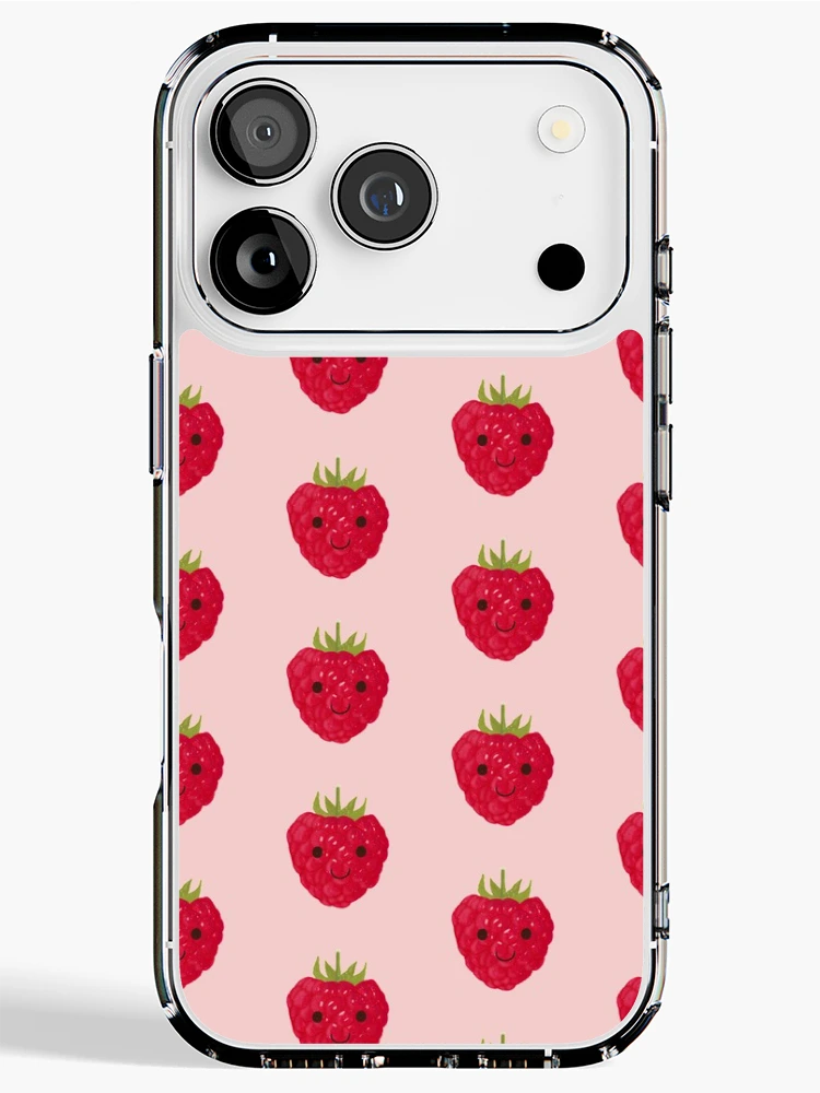 Thumbnail 1 of 5, iPhone Case, Cute Raspberry designed and sold by TinyThings90.