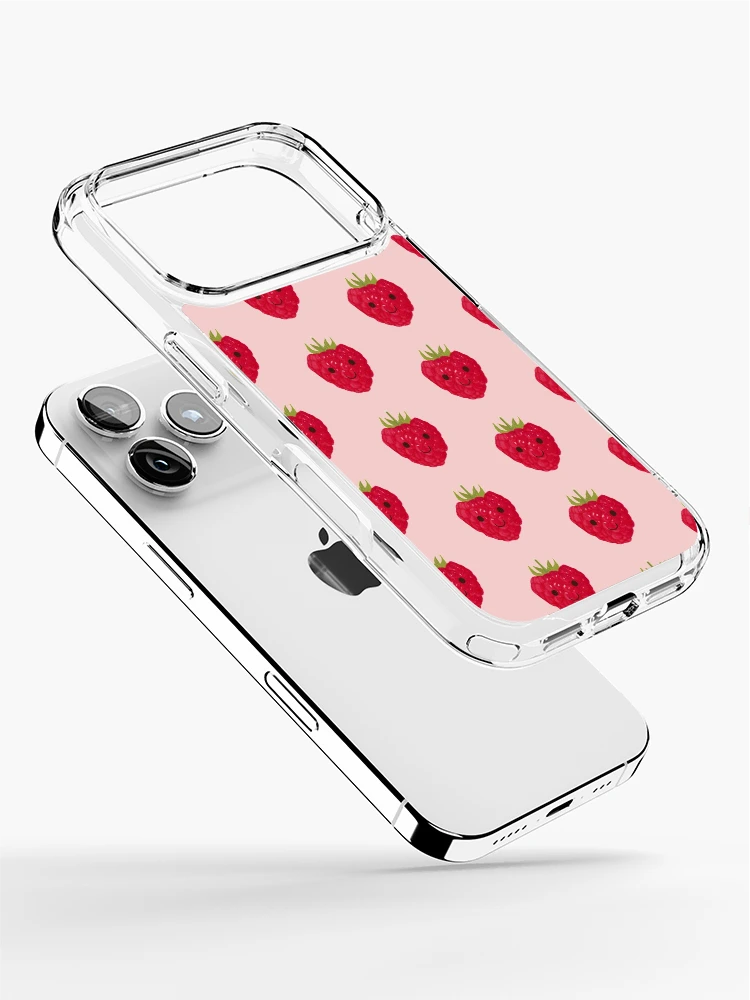 Thumbnail 2 of 5, iPhone Case, Cute Raspberry designed and sold by TinyThings90.