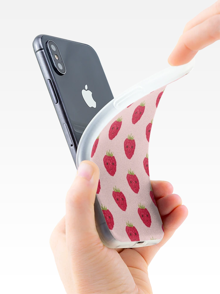 Thumbnail 4 of 5, iPhone Case, Cute Raspberry designed and sold by TinyThings90.