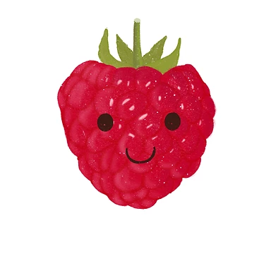 Artwork thumbnail, Cute Raspberry by TinyThings90