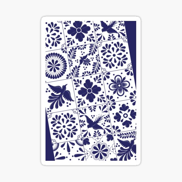 Mexican Talavera Tiles Pegatina