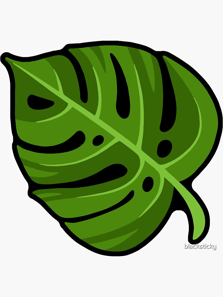 Toony Monstera Leaf by blacksticky